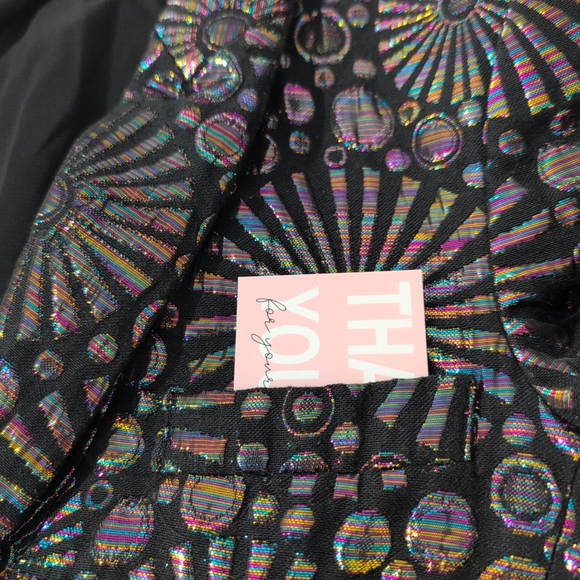 Rebecca Minkoff Blazer Jacket Womens 0 Black Base/Iridescent Maximalist Textured - Picture 14 of 15